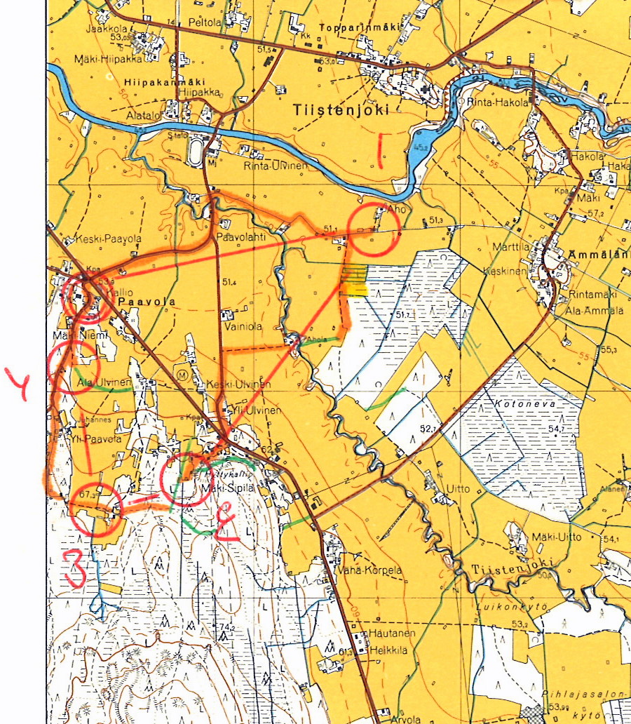 Etelä-Pohjanmaan pm-hiihtosuunnistusviesti, M14, 4,4 km (28/01/1978)