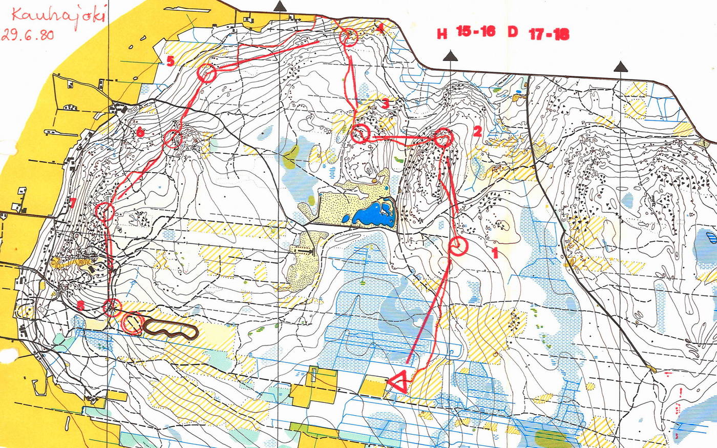Kauhajoen kansalliset, H16, 5,6 km (29/06/1980)