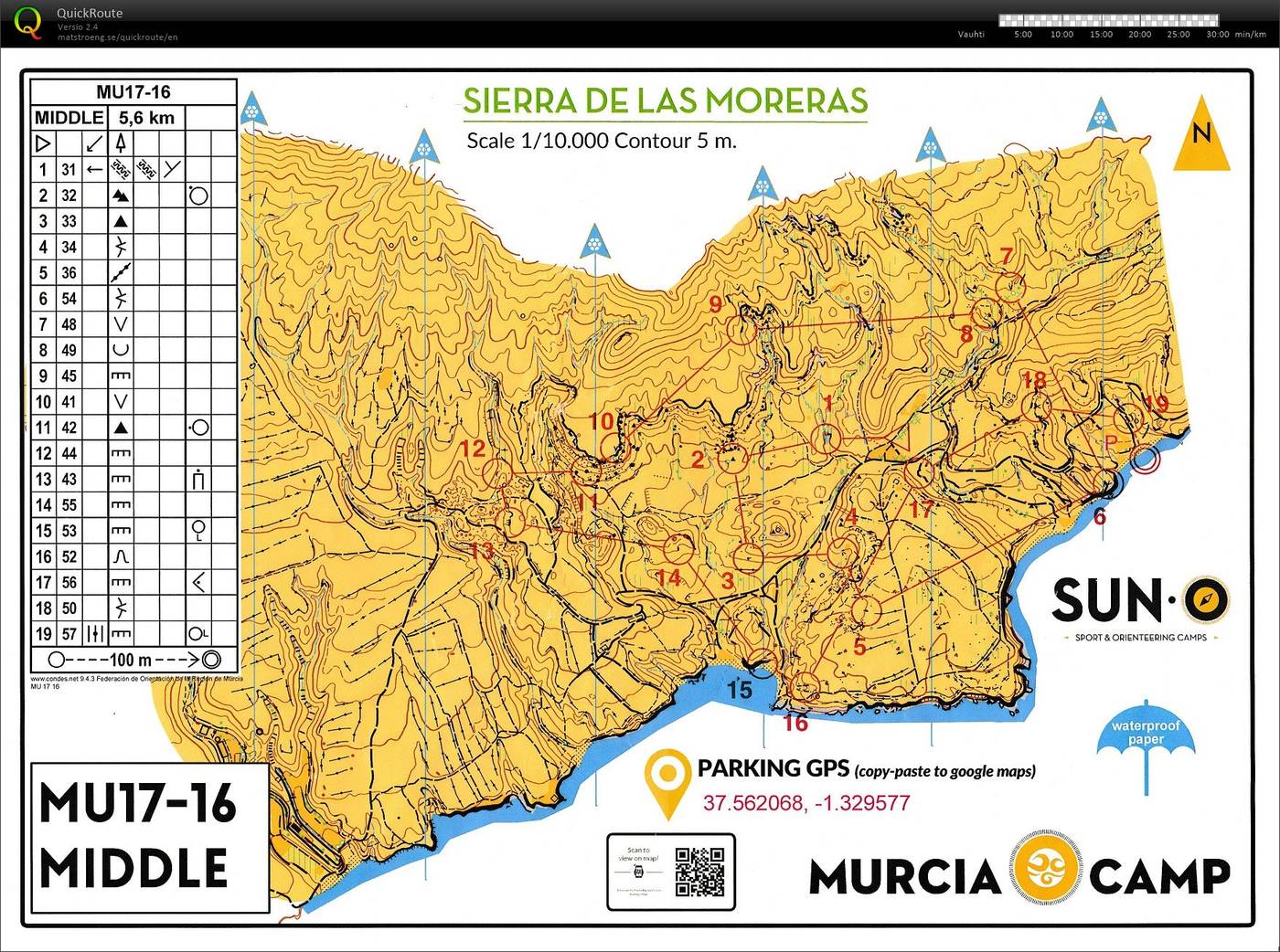 Sierra De Las Moreras MU17-16 (15/02/2017)
