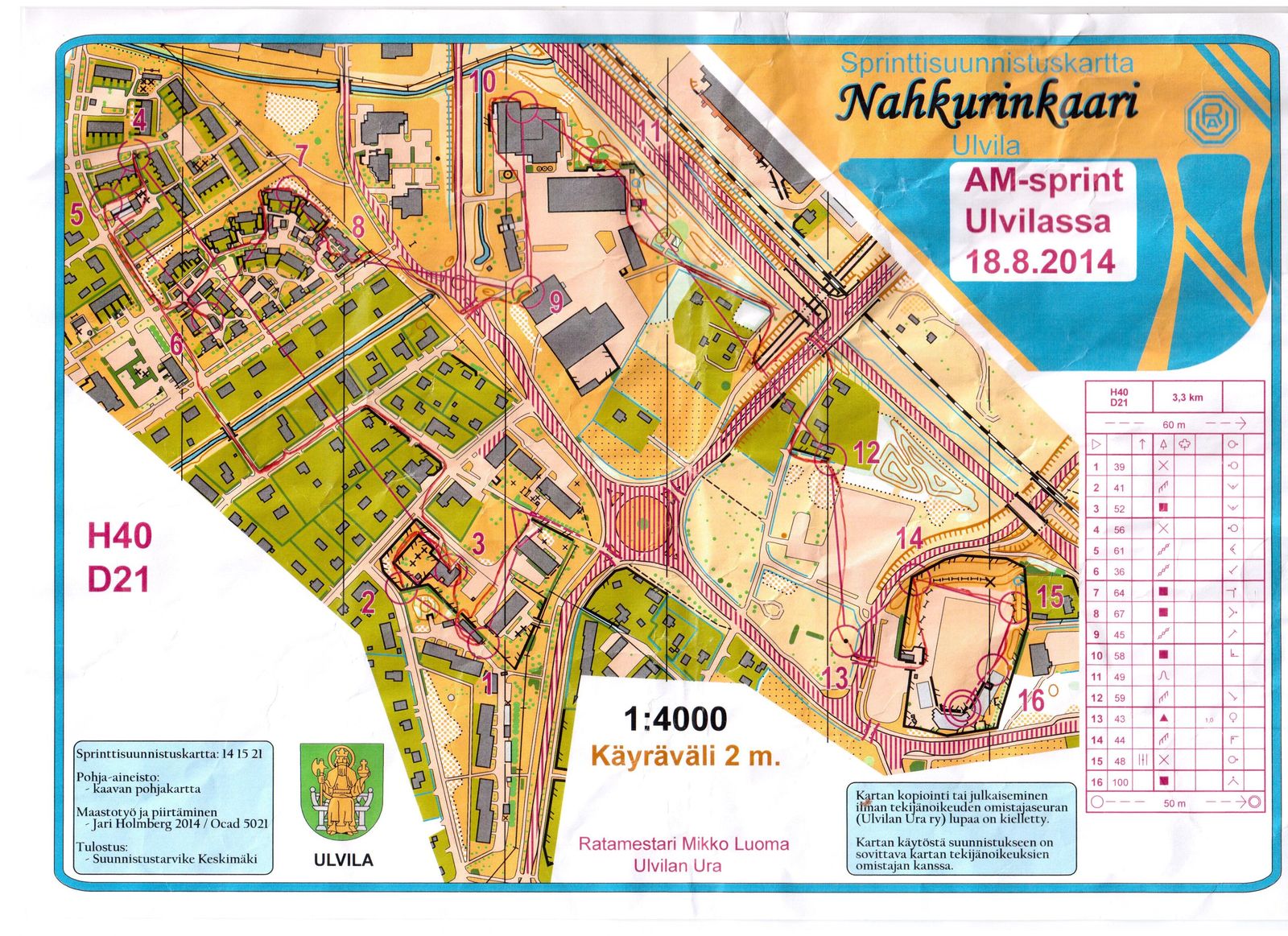 My-Doma Digitaalinen kartta-arkisto :: Satakunnan am-sprintti (18/08/2014)
